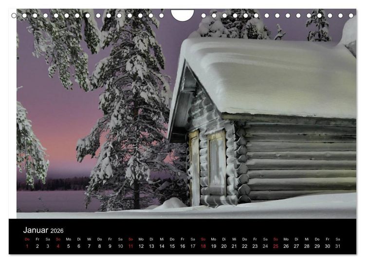 Produktbild: Wundersch&ouml;nes Finnland (Wandkalender 2026 DIN A4 quer), CALVENDO Monatskalender