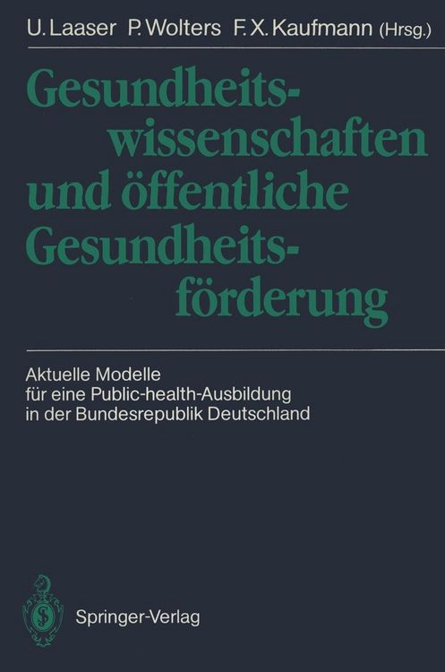 Produktbild: Gesundheitswissenschaften und &ouml;ffentliche Gesundheitsf&ouml;rderung