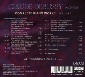 Produktbild: Debussy:Complete Piano Works,Vol.3