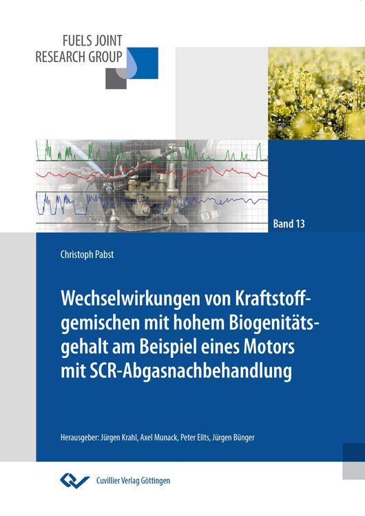 Produktbild: Wechselwirkungen von Kraftstoffgemischen mit hohem Biogenit&auml;tsgehalt am Beispiel eines Motors mit SCR-Abgasnachbehandlung