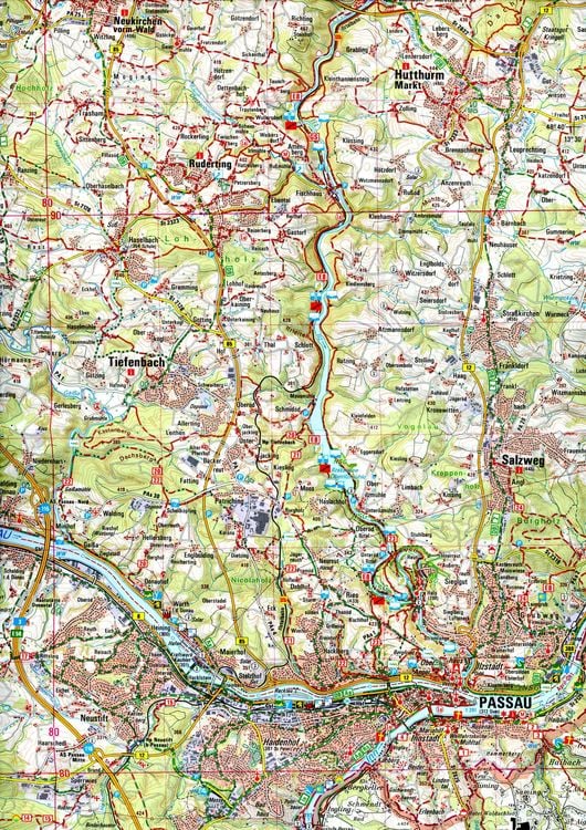 Produktbild: Naturpark Bayerischer Wald - s&uuml;dlicher Teil 1 : 50 000 (UK50-30)
