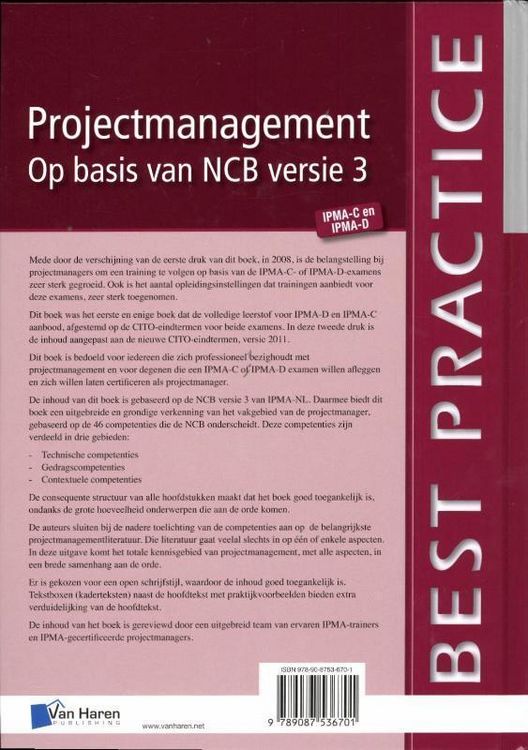 Produktbild: Riepma, R: Projectmanagement Op Basis Van Ncb Versie 3 - IPM