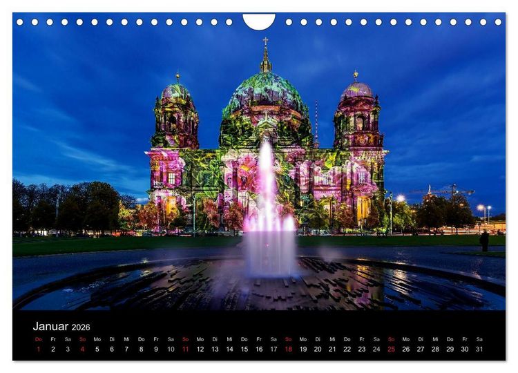 Produktbild: Colours of Berlin (Wandkalender 2026 DIN A4 quer), CALVENDO Monatskalender