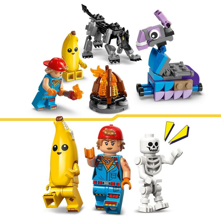 Produktbild: LEGO Fortnite 77075 Das Lager von Schali und der Z&uuml;ndkerzenk&uuml;nstlerin