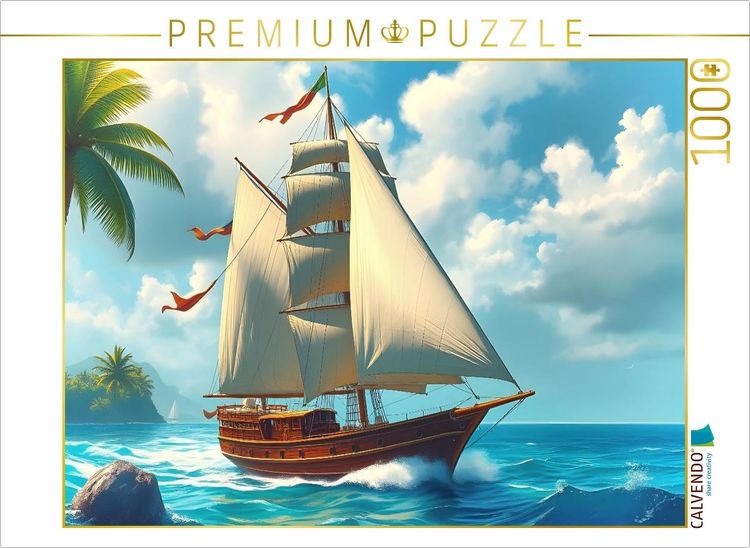 Produktbild: CALVENDO Puzzle Tropischer Wind | 1000 Teile Lege-Gr&ouml;&szlig;e 64x48cm Foto-Puzzle f&uuml;r gl&uuml;ckliche Stunden