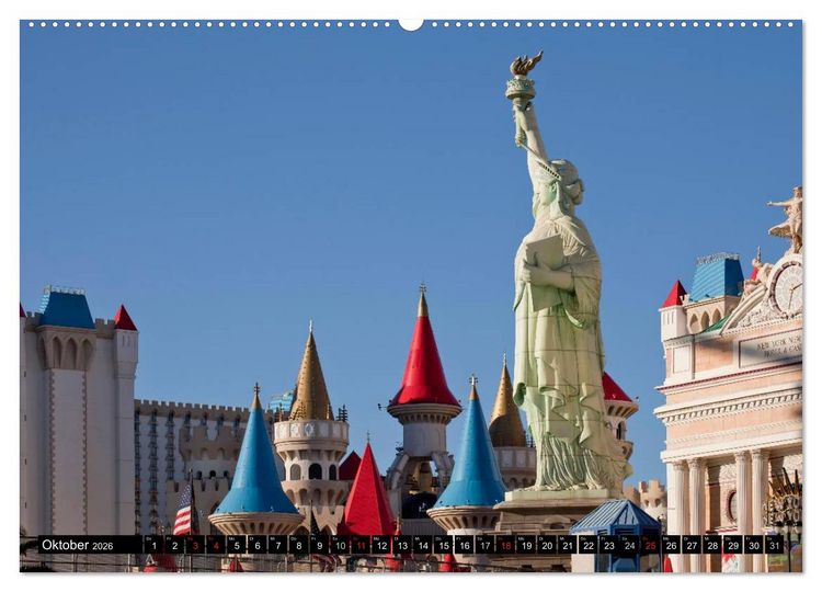 Produktbild: Las Vegas (Wandkalender 2026 DIN A2 quer), CALVENDO Monatskalender