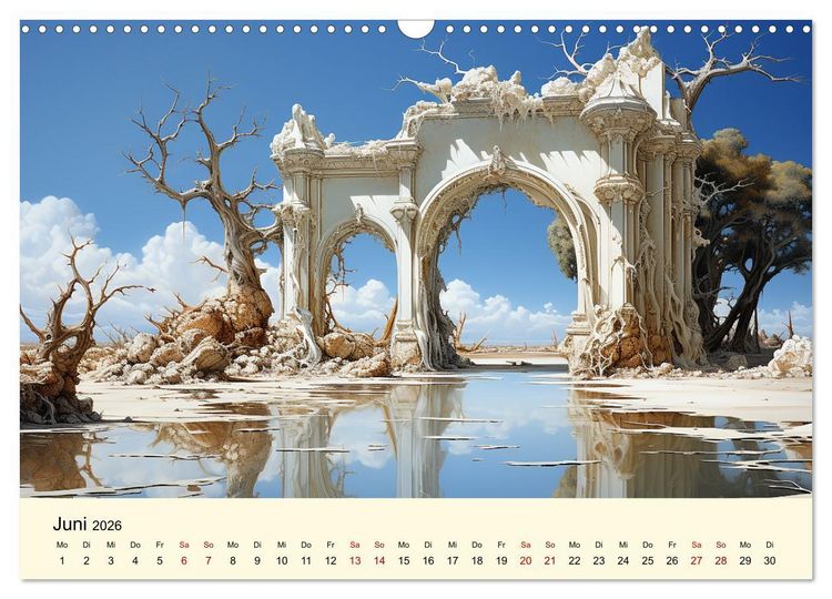 Produktbild: Surreale W&uuml;ste (Wandkalender 2026 DIN A3 quer), CALVENDO Monatskalender