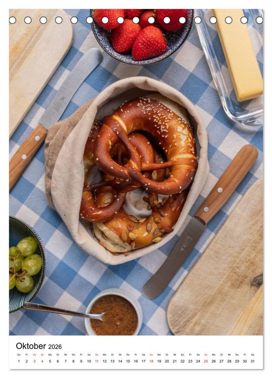 Produktbild: Essen und Trinken - Kalender 2026 (Tischkalender 2026 DIN A5 hoch), CALVENDO Monatskalender