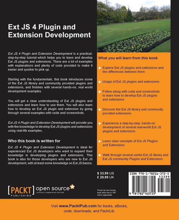 Produktbild: Ext Js 4 Plugin and Extension Development