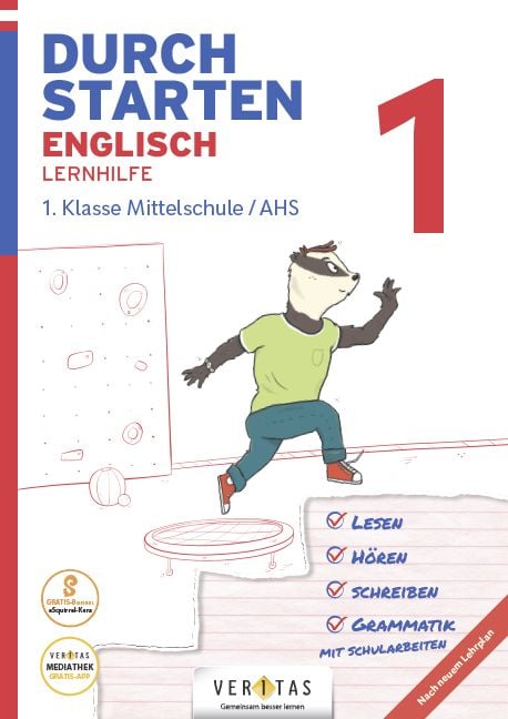 Produktbild: Durchstarten Englisch 1. Klasse Mittelschule/AHS Lernhilfe (mit Audio-CD)
