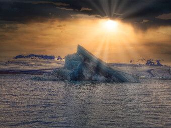 Produktbild: CALVENDO Puzzle Gletscherlagune in Island | 1000 Teile Lege-Gr&ouml;&szlig;e 64x48cm Foto-Puzzle f&uuml;r gl&uuml;ckliche Stunden