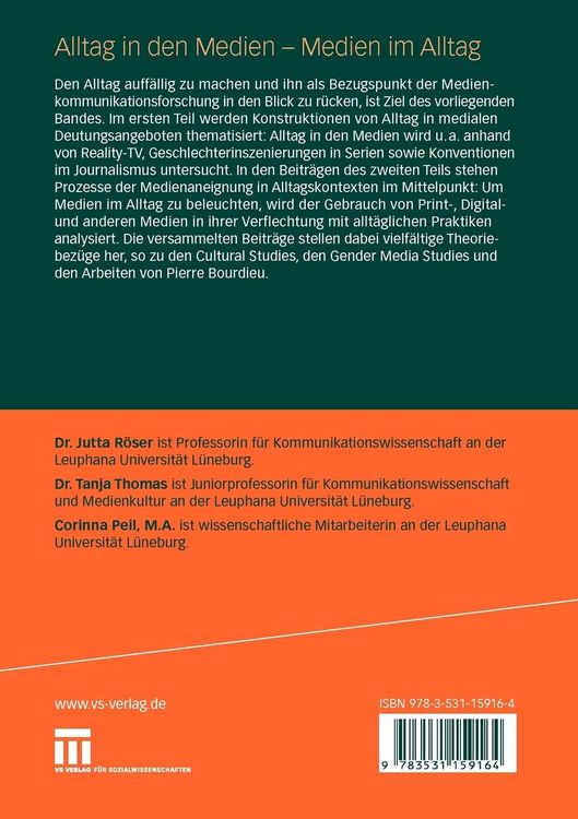 Produktbild: Alltag in den Medien - Medien im Alltag