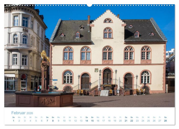 Produktbild: Daheim in Wiesbaden (hochwertiger Premium Wandkalender 2026 DIN A2 quer), Kunstdruck in Hochglanz