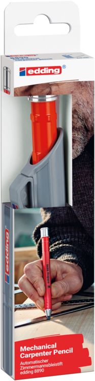 Produktbild: Edding 4-8890-1-1090 Automatischer Zimmermannsbleistift HB 1er Blister