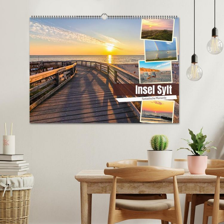 Produktbild: Insel Sylt - Fantastische Momente (Wandkalender 2026 DIN A2 quer), CALVENDO Monatskalender