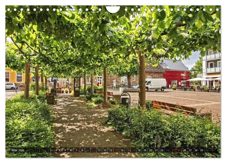 Produktbild: Stadtansichten Overath - Die charmante Stadt an Agger und S&uuml;lz (Wandkalender 2026 DIN A4 quer), CALVENDO Monatskalender
