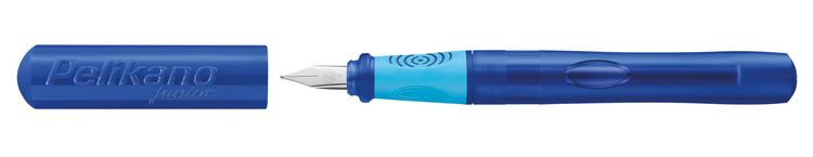 Produktbild: Pelikan F&uuml;ller Pelikano&reg; Junior Schreiblernf&uuml;ller, f&uuml;r Linksh&auml;nder, Blau, Feder L
