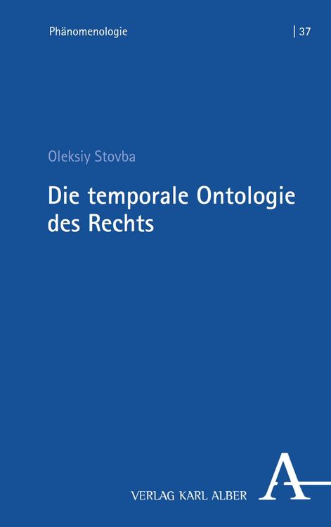 Produktbild: Die temporale Ontologie des Rechts
