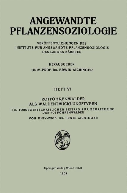 Produktbild: Rotf&ouml;hrenw&auml;lder als Waldentwicklungstypen
