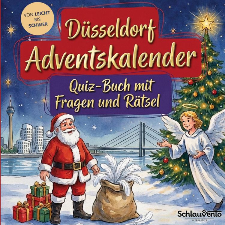 Produktbild: D&uuml;sseldorf-Adventskalender: Quiz-Buch mit Fragen und R&auml;tsel
