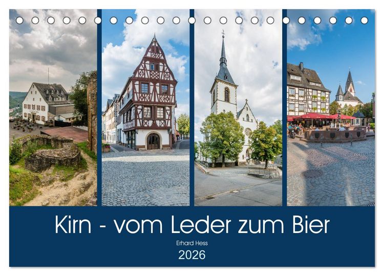 Produktbild: Kirn - vom Leder zum Bier (Tischkalender 2026 DIN A5 quer), CALVENDO Monatskalender