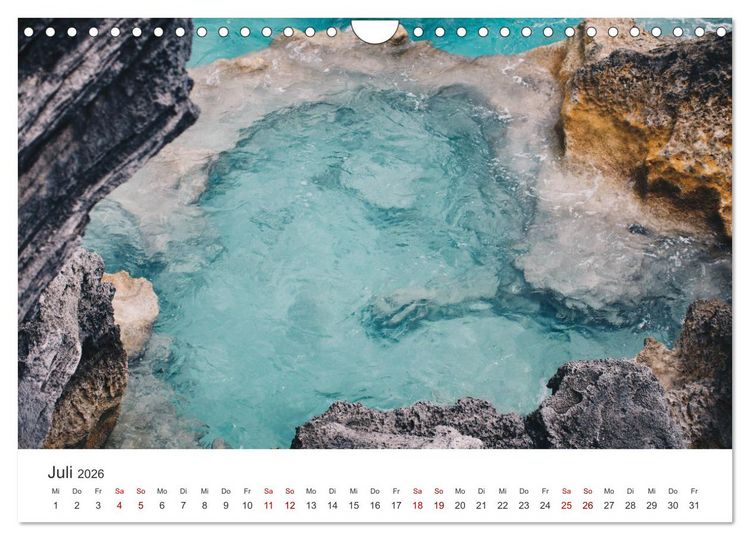 Produktbild: Bermuda - Eine Reise zu den Bermudainseln. (Wandkalender 2026 DIN A4 quer), CALVENDO Monatskalender
