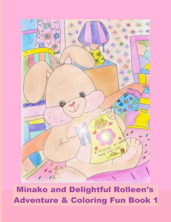 Produktbild: Minako and Delightful Rolleen's Adventure & Coloring Fun Book 1