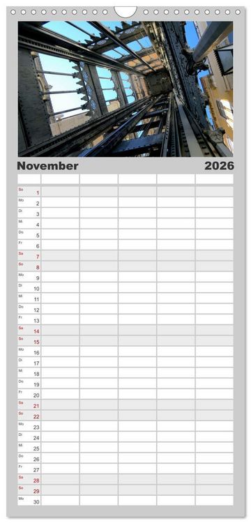 Produktbild: Familienplaner 2026 - Lissabon Stadtansichten 2026 mit 5 Spalten (Wandkalender, 21 x 45 cm) CALVENDO