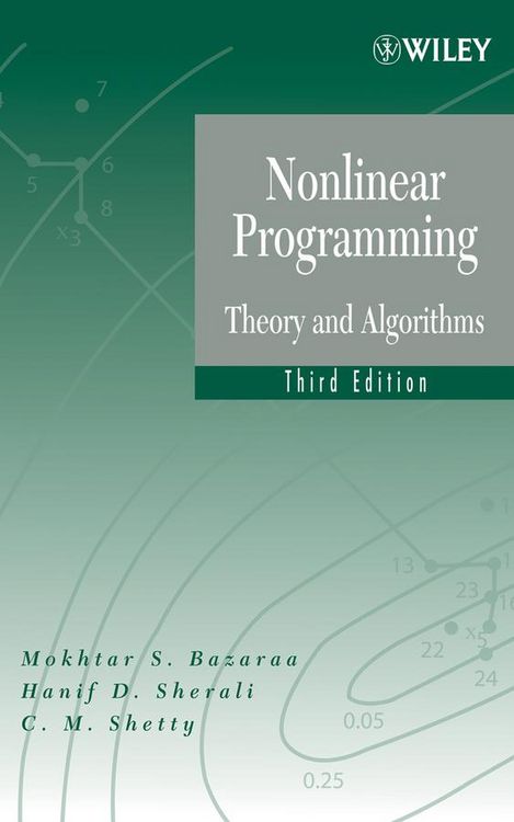 Produktbild: Nonlinear Programming