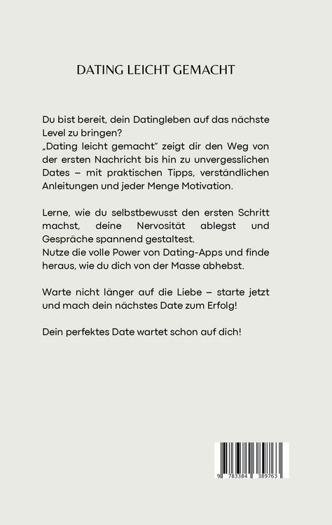 Produktbild: Dating leicht gemacht