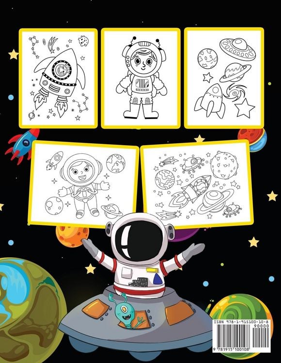 Produktbild: Weltraum-Malbuch f&uuml;r Kinder