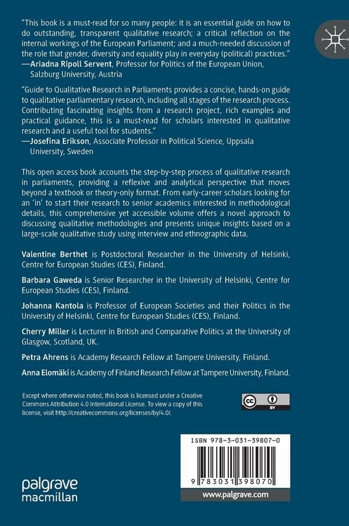 Produktbild: Guide to Qualitative Research in Parliaments