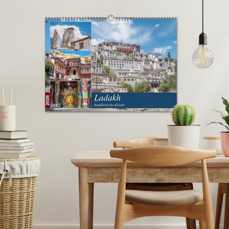 Produktbild: Ladakh - Buddhistische Kl&ouml;ster (Wandkalender 2026 DIN A3 quer), CALVENDO Monatskalender