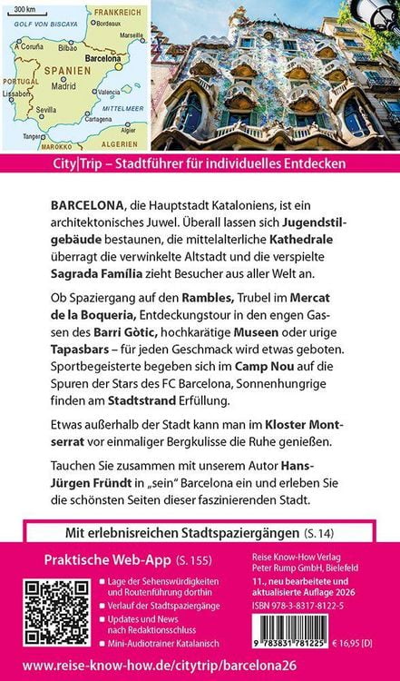 Produktbild: Reise Know-How CityTrip Barcelona