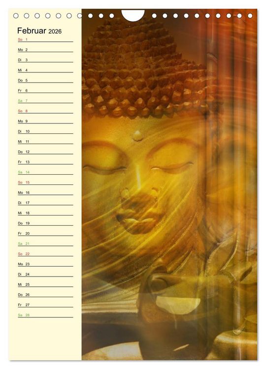 Produktbild: Buddha (Wandkalender 2026 DIN A4 hoch), CALVENDO Monatskalender