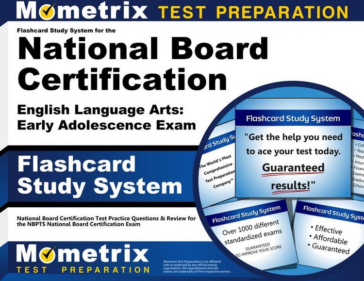 Produktbild: Flashcard Study System for the National Board Certification English Language Arts: Early Adolescence Exam