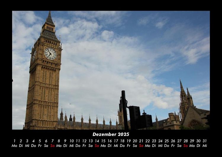 Produktbild: London 2025 Fotokalender DIN A3