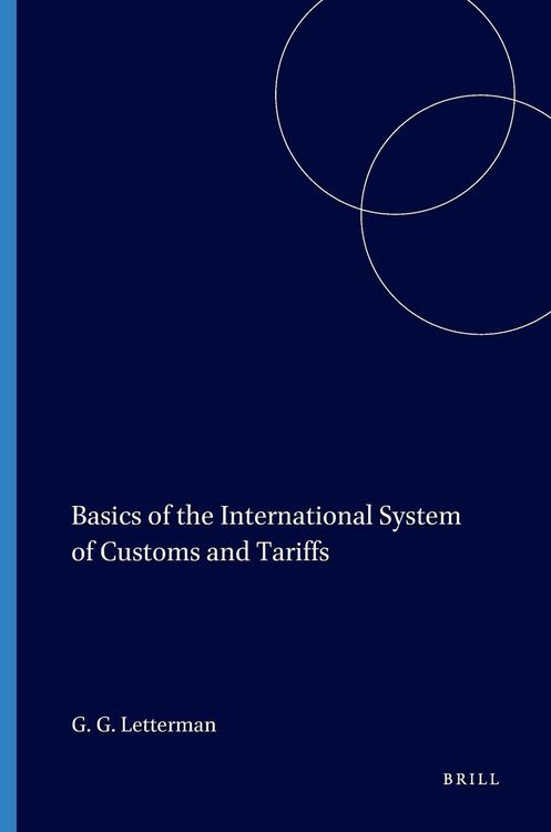 Produktbild: Basics of the International System of Customs and Tariffs