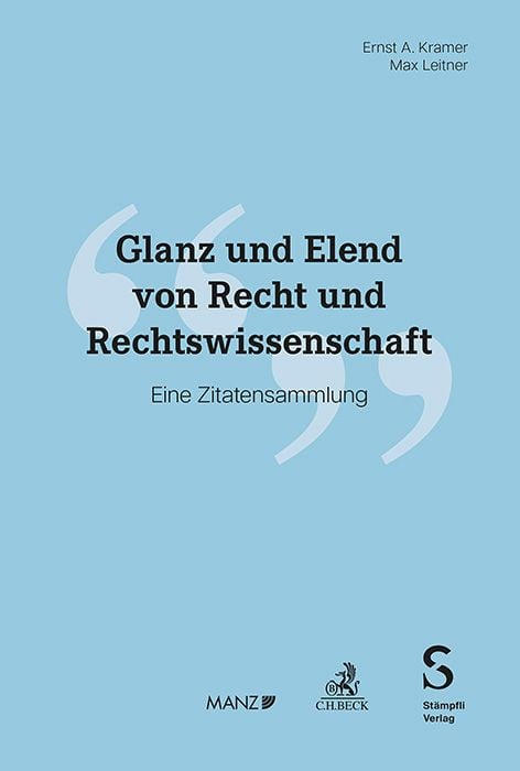 Produktbild: Glanz und Elend von Recht und Rechtswissenschaft