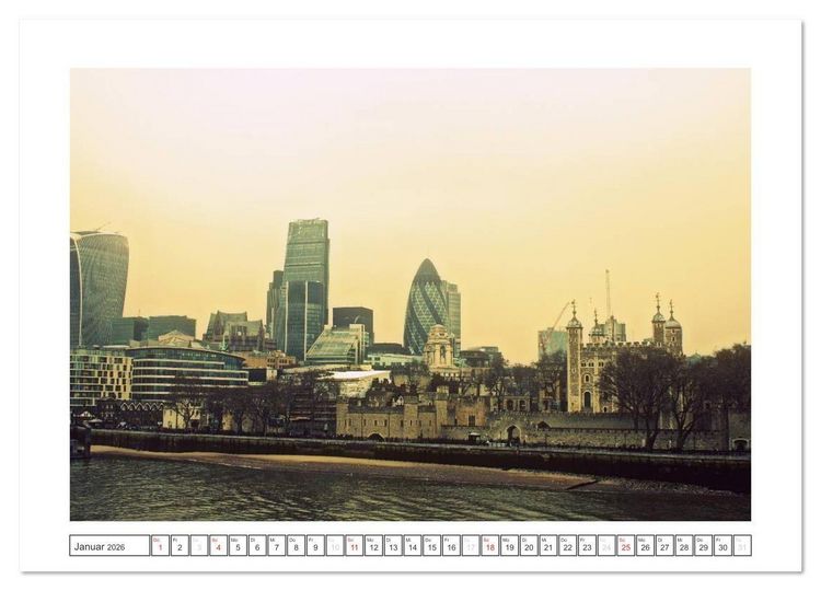 Produktbild: Neues Outfit - LONDON (Wandkalender 2026 DIN A2 quer), CALVENDO Monatskalender