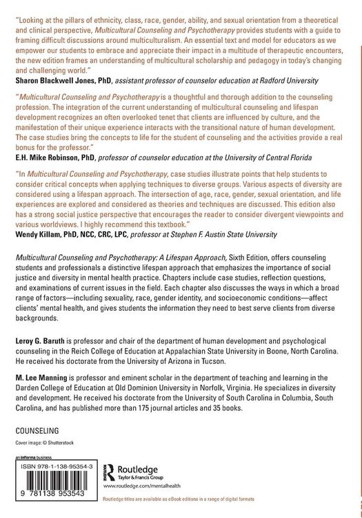 Produktbild: Multicultural Counseling and Psychotherapy