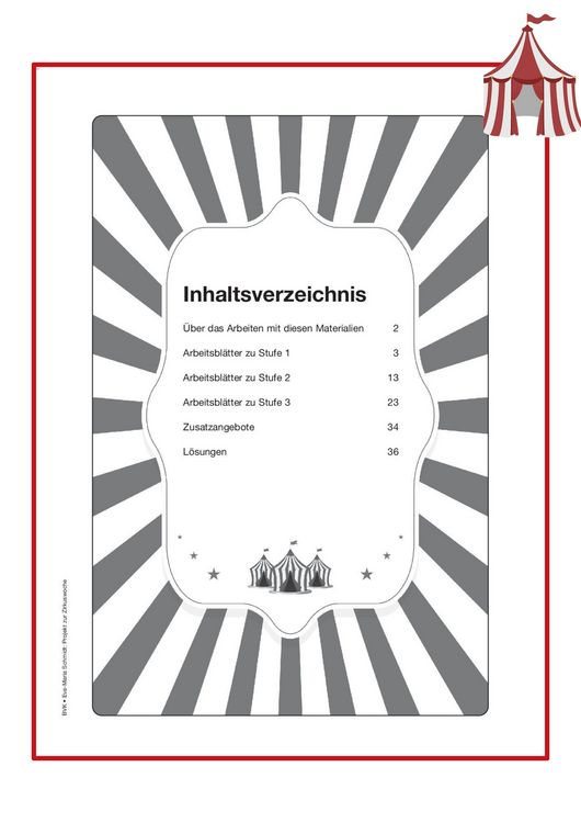 Produktbild: Projekt zur Zirkuswoche