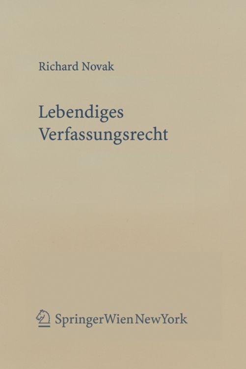 Produktbild: Lebendiges Verfassungsrecht