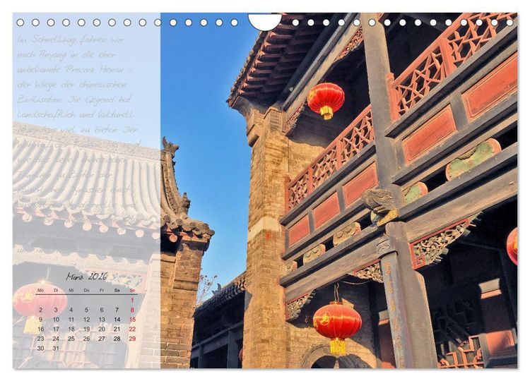 Produktbild: Geheimnisvolles China 2026 (Wandkalender 2026 DIN A4 quer), CALVENDO Monatskalender