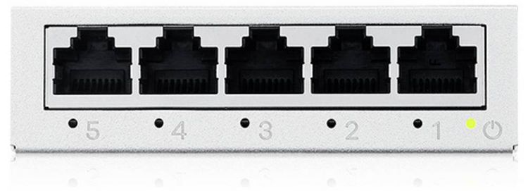 Produktbild: ZyXEL GS-105BV5-EU0101F GS-105B v5 Netzwerk Switch 5 Port 2000MBit/s