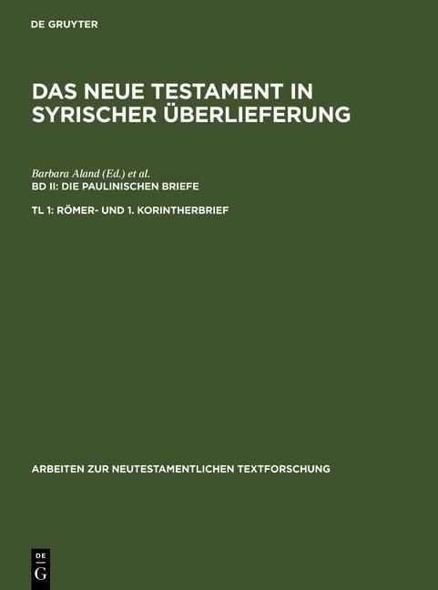 Produktbild: R&ouml;mer- und 1. Korintherbrief