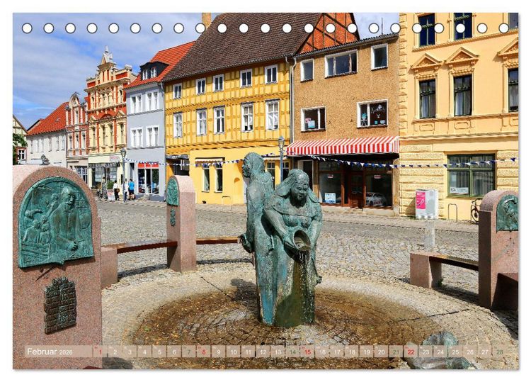 Produktbild: Die Hansest&auml;dte Kyritz und Havelberg (Tischkalender 2026 DIN A5 quer), CALVENDO Monatskalender