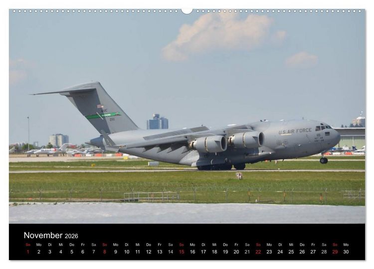 Produktbild: Milit&auml;r Air-Cargo (Wandkalender 2026 DIN A2 quer), CALVENDO Monatskalender