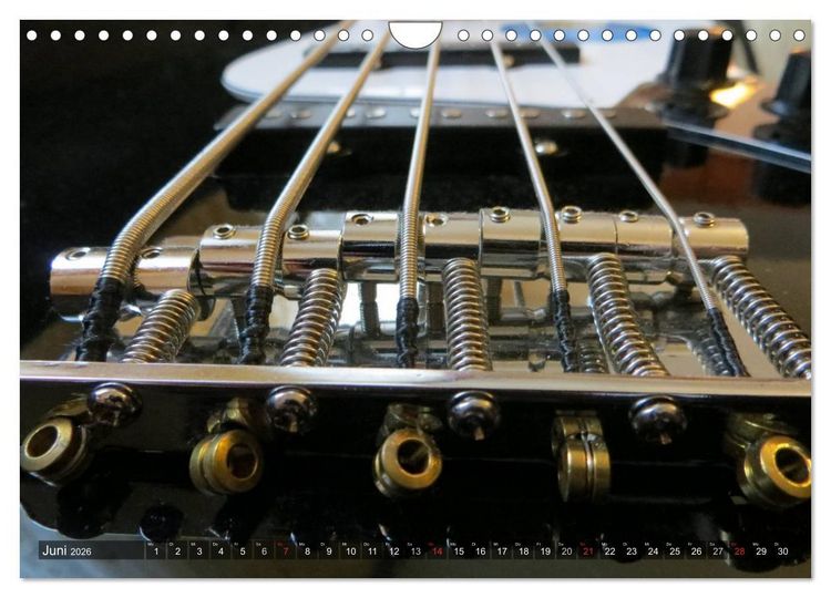 Produktbild: GITARREN Closeups (Wandkalender 2026 DIN A4 quer), CALVENDO Monatskalender