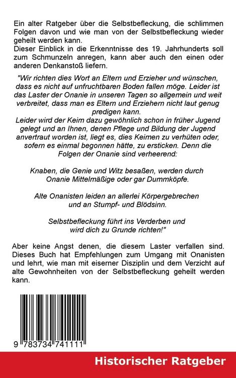 Produktbild: Onanieren macht blind!